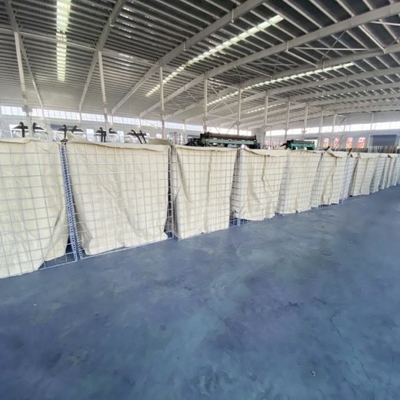 Lightweight Portable Gabion Basket Mesh For Wind Protection Dust / Flood Control