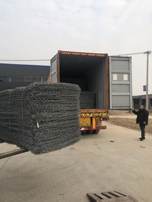 Heavy Duty Gabion Mesh In Rolls With Height 0.5m - 3m For Strong And Stable Structures