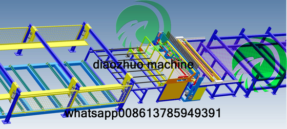 Fully Automatic Reinforcing Mesh Welding Machine 12000mm For Concrete