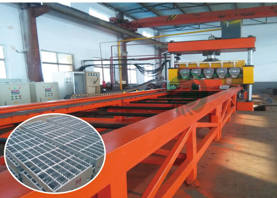 9s/times Grating Welding Machine , 6m Wire Mesh Welding Line