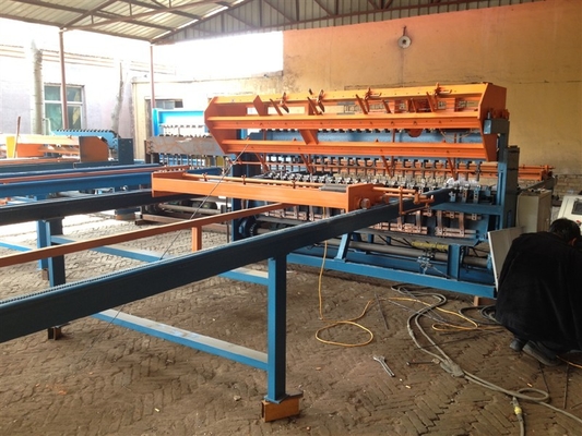 6000mm Gabion Wire Mesh Machine , 65times/min Fence Panel Welding Machine