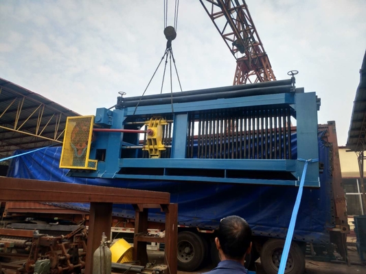 Hydraulic Control Gabion Wire Mesh Machine , Gabion Box Machine 80*100 Mesh