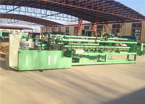 Fully Automatic Chain Link Fence Machine , 170m2/h 5m Orthorhombic Machine