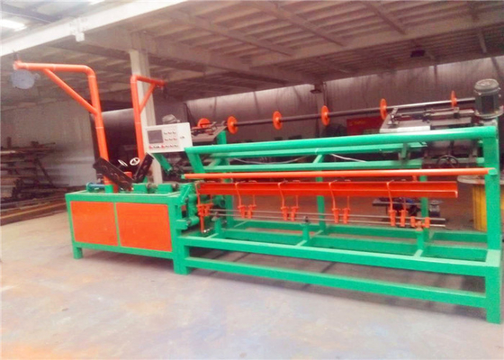 PLC Control Chain Link Fence Machine 80mm 100mm Double Wire Twist Strand