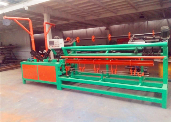 PLC Control Chain Link Fence Machine 80mm 100mm Double Wire Twist Strand