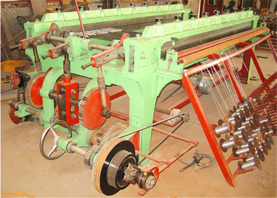 1.8mm Hexagonal Wire Mesh Machine , 131m2/h Gabion Mesh Machine