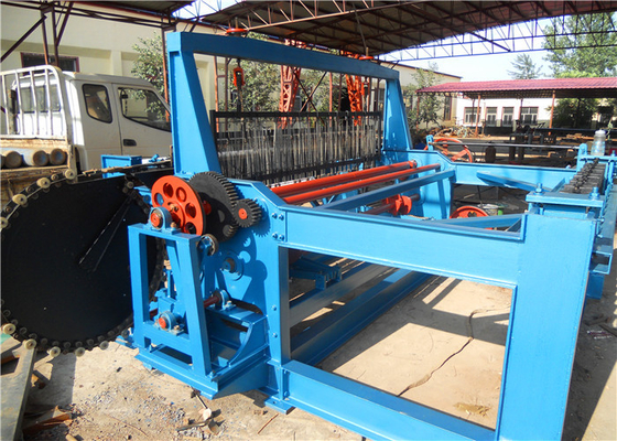 Hydraulic Power Supply Crimped Wire Mesh Making Machine Without Selvage
