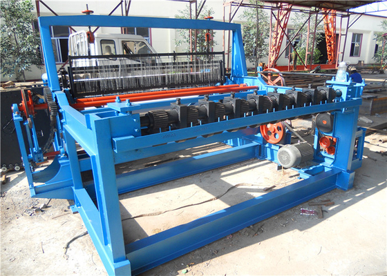 Hydraulic Power Supply Crimped Wire Mesh Making Machine Without Selvage