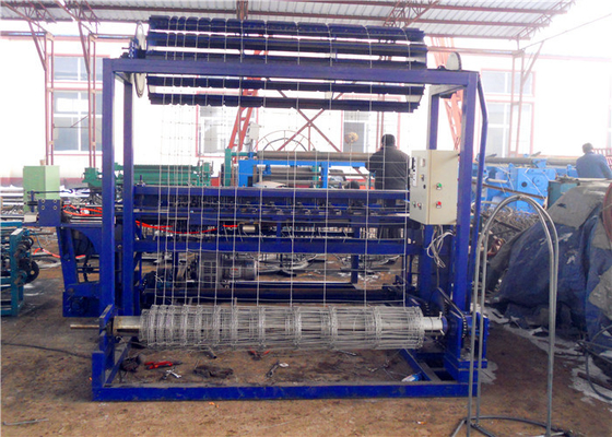 Field Fence Wire Mesh Weaving Machine 300mm 150m/h Hing Jonted Cattle Fencing Equipment