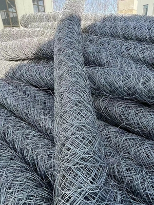 Heavy Duty Galvanized Steel Gabion Box Mesh Long Lasting Construction 120x150 Size