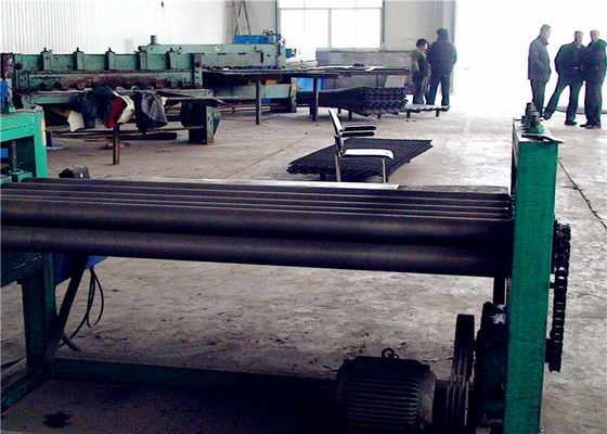 Horizontal Expanded Metal Equipment , 800mm Wire Mesh Flattening Machine Roller Type